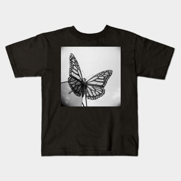 Minnesota State Fair Butterfly House - Lomography Medium Format Diana F+ Kids T-Shirt by ztrnorge